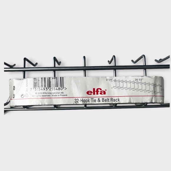 elfa Storage & Organization Nwt Elfa Hangmate Belt Tie Rack Poshmark